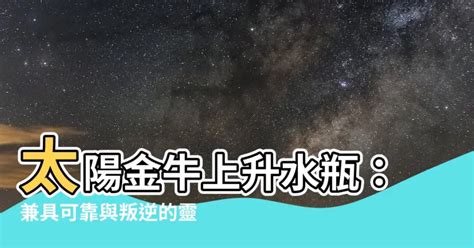 太陽金牛 上升水瓶